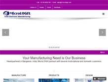 Tablet Screenshot of e-micrologix.com